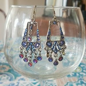 Anne Koplik Swarovski chandelier earrings
